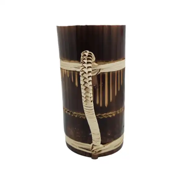 Handmade Bamboo Beer Mug with Minakari – water glass by LeafnDeor Handmade Bamboo Beer Mug with Minakari – water glass by LeafnDeor