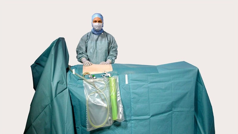 BARRIER ® laparoscopy drape Set