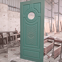 48mm HDHMR Designer Door with Centre Glass & Deco Paint Finish – Premium Main door