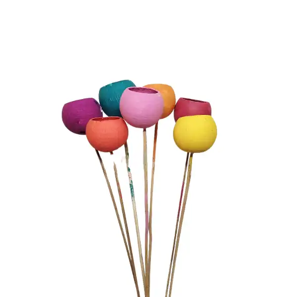 Color Bell cup on stick for floral décor, potpourri, and crafts Color Bell cup on stick for floral décor, potpourri, and crafts