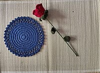 Crochet Single Colour Trivet Crochet Single Colour Trivet