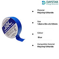 Jindal Quality Tape PVC Electrical Insulation Tape-Colored Pack of 10 Pieces (Blue, 10) Jindal Quality Tape PVC Electrical Insulation Tape-Colored Pack of 10 Pieces (Blue, 10)
