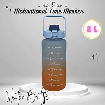 Motivational Time Marker water bottle