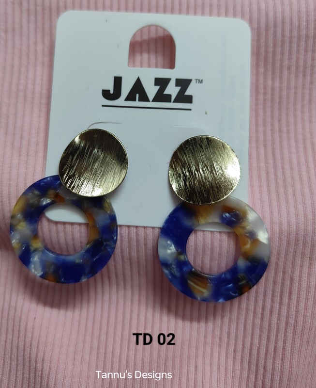 Blue Resin Fashion/Stylish Earring For Women | Trendy and Elegant Earring