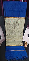 Handloom Bengal Cotton Silk Saree -Blue