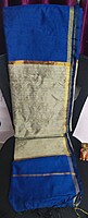 Handloom Bengal Cotton Silk Saree -Blue