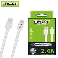 BOLTE BCP-21 Single Pin Type C Data / Charging Cable (1 m, White) BOLTE BCP-21 Single Pin Type C Data / Charging Cable (1 m, White)