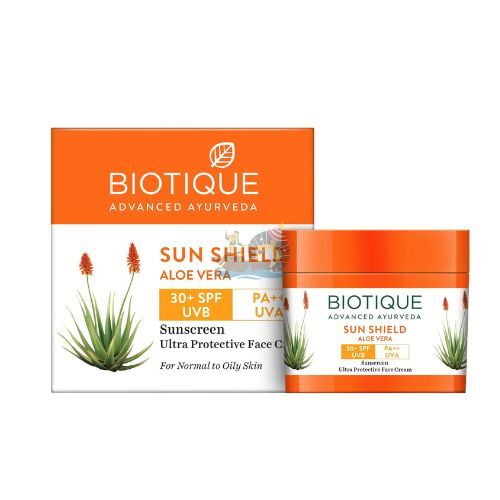 Biotique Sun Shield Aloe Vera SPF 30+ Sunscreen Cream Biotique Sun Shield Aloe Vera SPF 30+ Sunscreen Cream