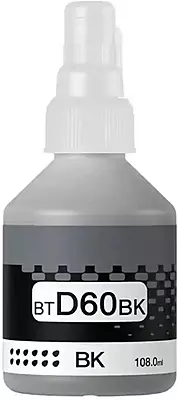 BTD60BK Black ink for Brother Printer T510, T910, T710, T4000W,