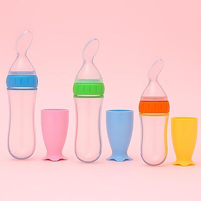 Silicone Squeeze Spoon Feeder
