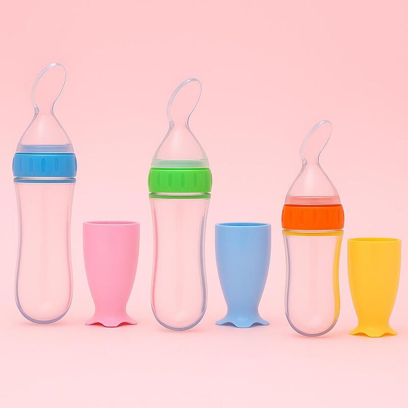 Silicone Squeeze Spoon Feeder