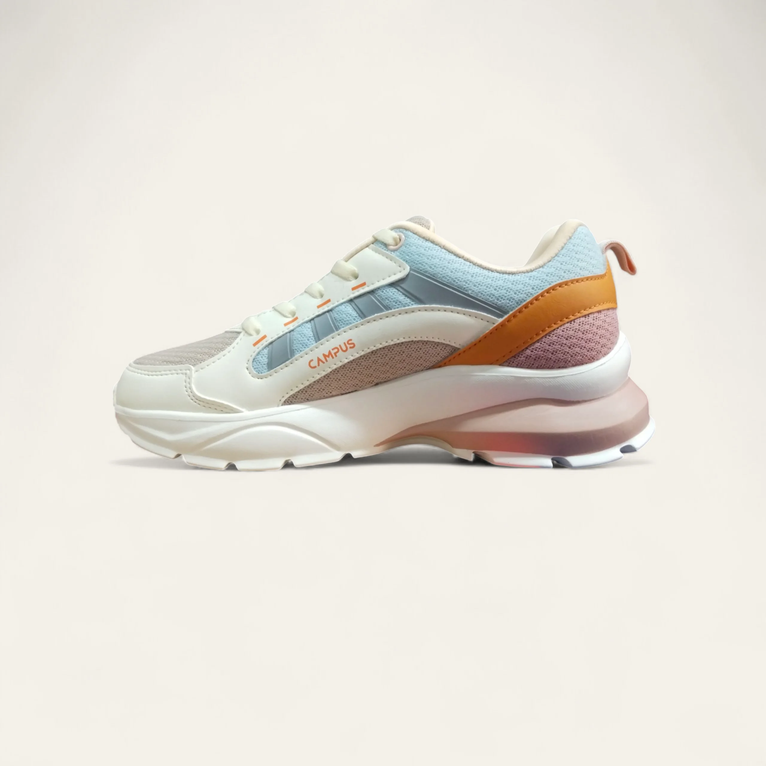Campus Bliss Off-White/Peach - Women's Running Shoes Campus Bliss Off-White/Peach - Women's Running Shoes