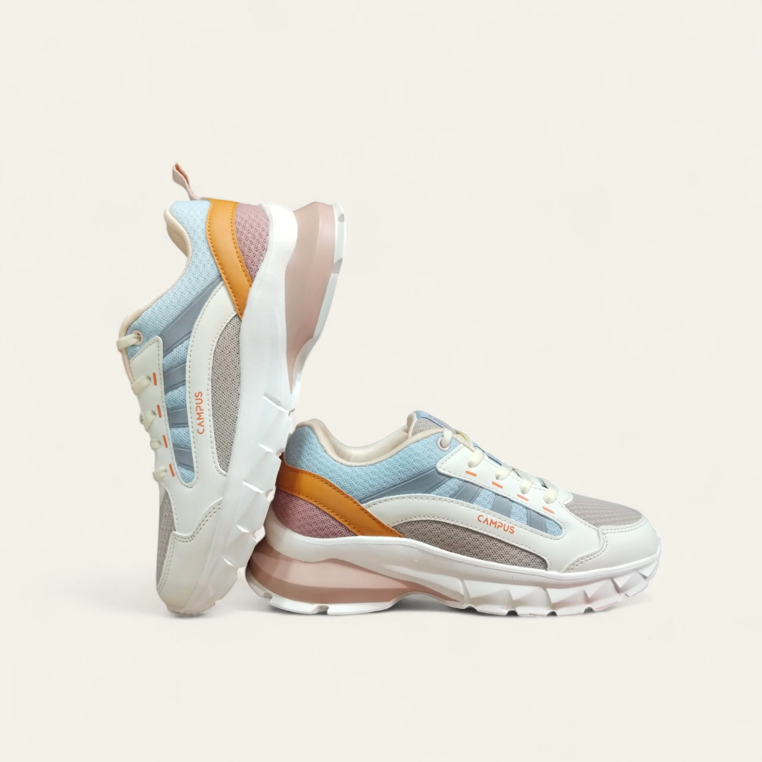 Campus Bliss Off-White/Peach - Women's Running Shoes Campus Bliss Off-White/Peach - Women's Running Shoes