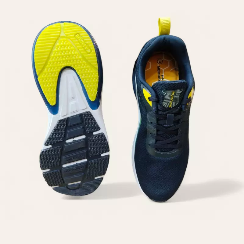 Campus Bonus Navy/Lemon - Men's Running Shoes Campus Bonus Navy/Lemon - Men's Running Shoes