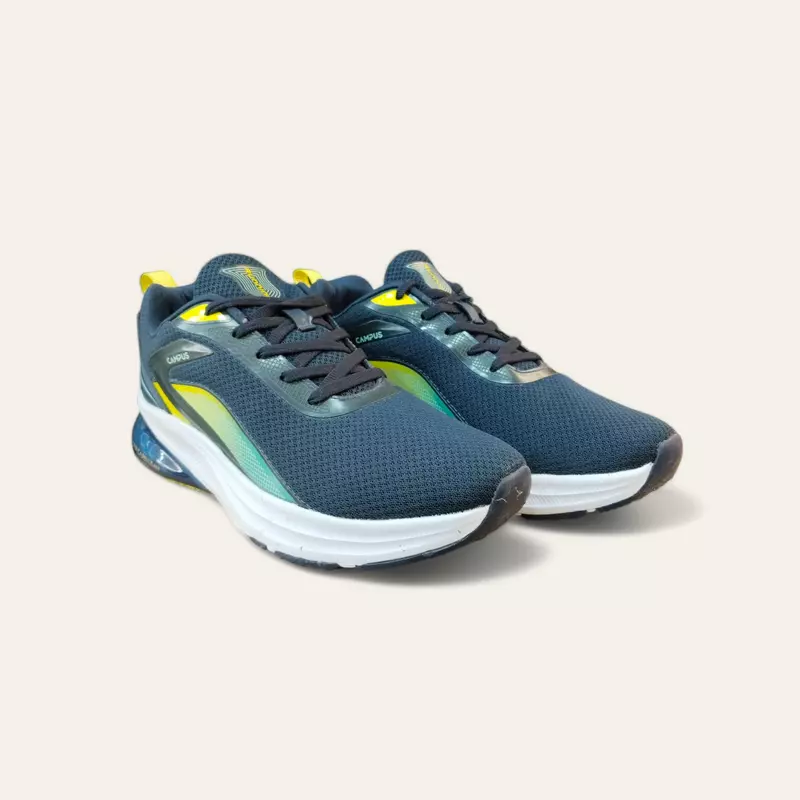 Campus Bonus Navy/Lemon - Men's Running Shoes Campus Bonus Navy/Lemon - Men's Running Shoes