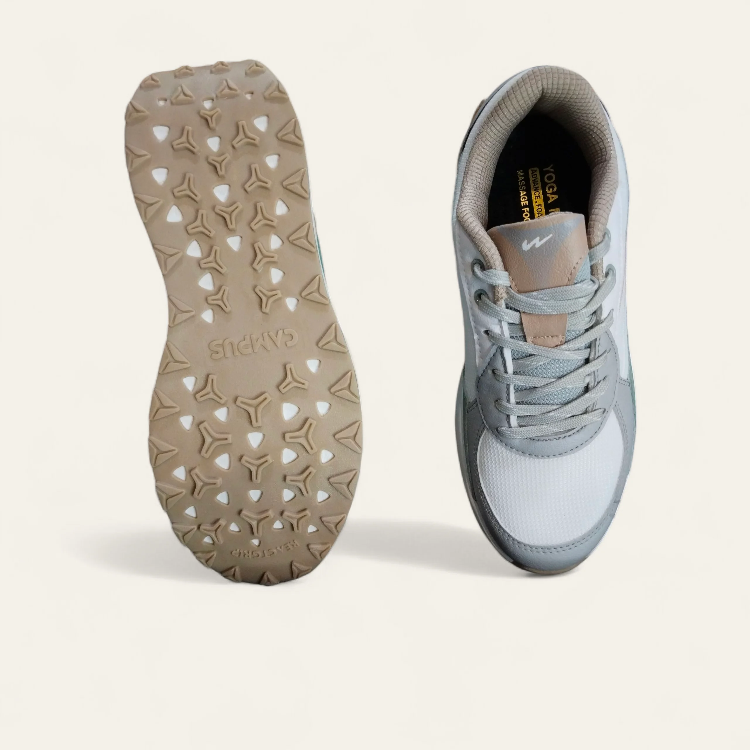 Campus Cable White/L.Grey - Men's Sports Shoes Campus Cable White/L.Grey - Men's Sports Shoes