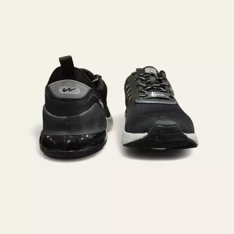 Campus Camp Star Black/Grey Plus Size - Men's Running Shoes