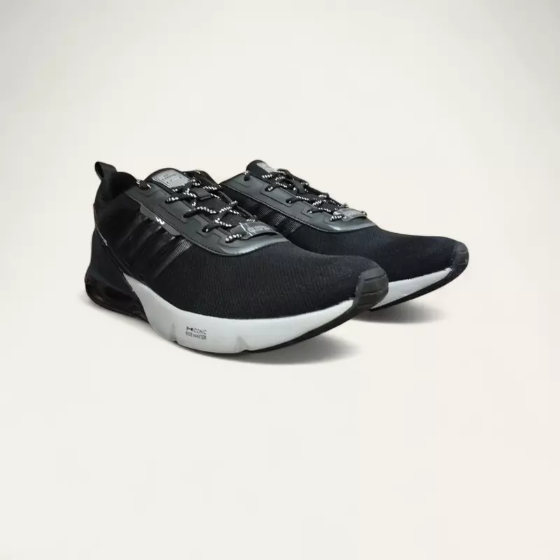Campus Camp Star Black/Grey Plus Size - Men's Running Shoes