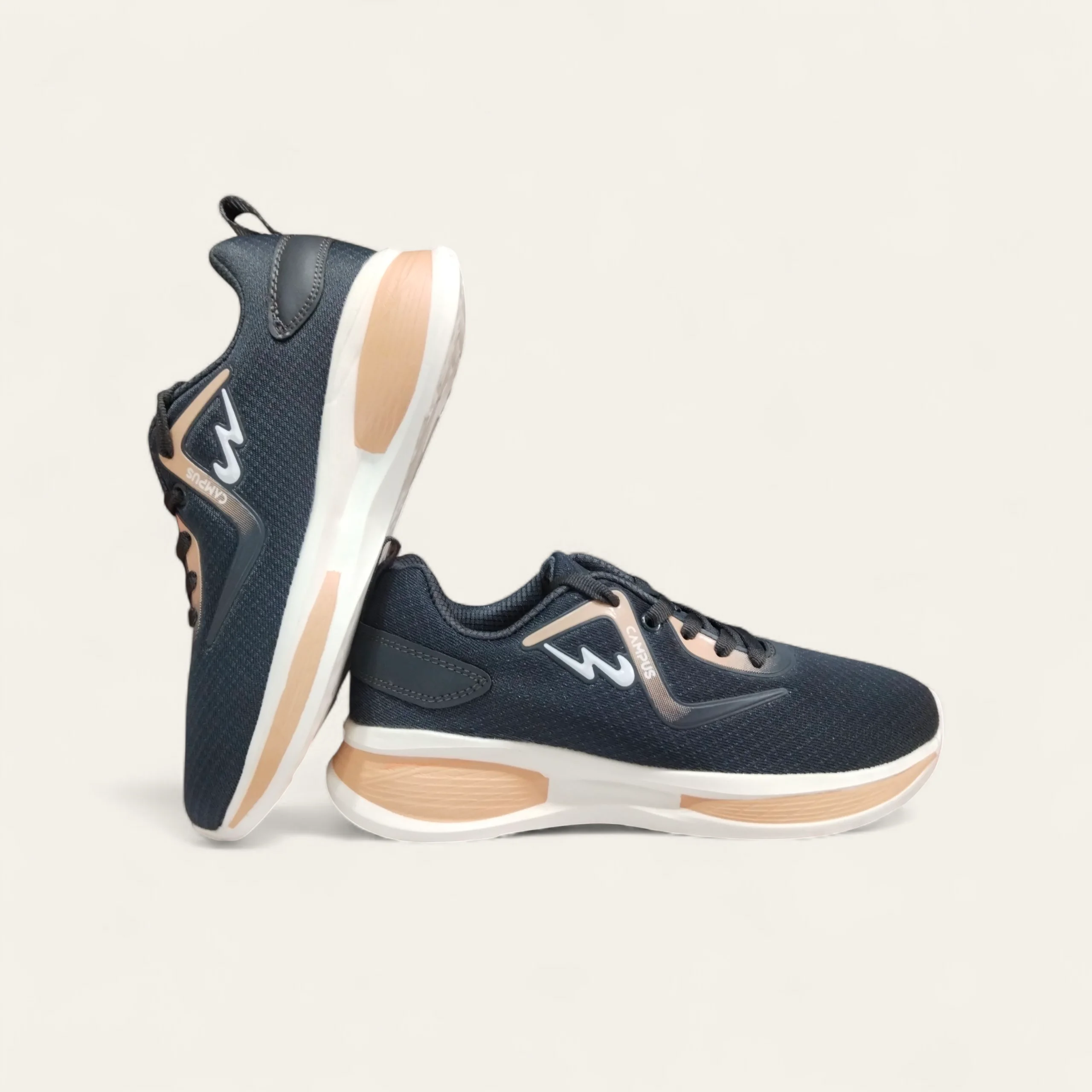 Campus Giles D.Grey/Peach - Women's Running Shoes