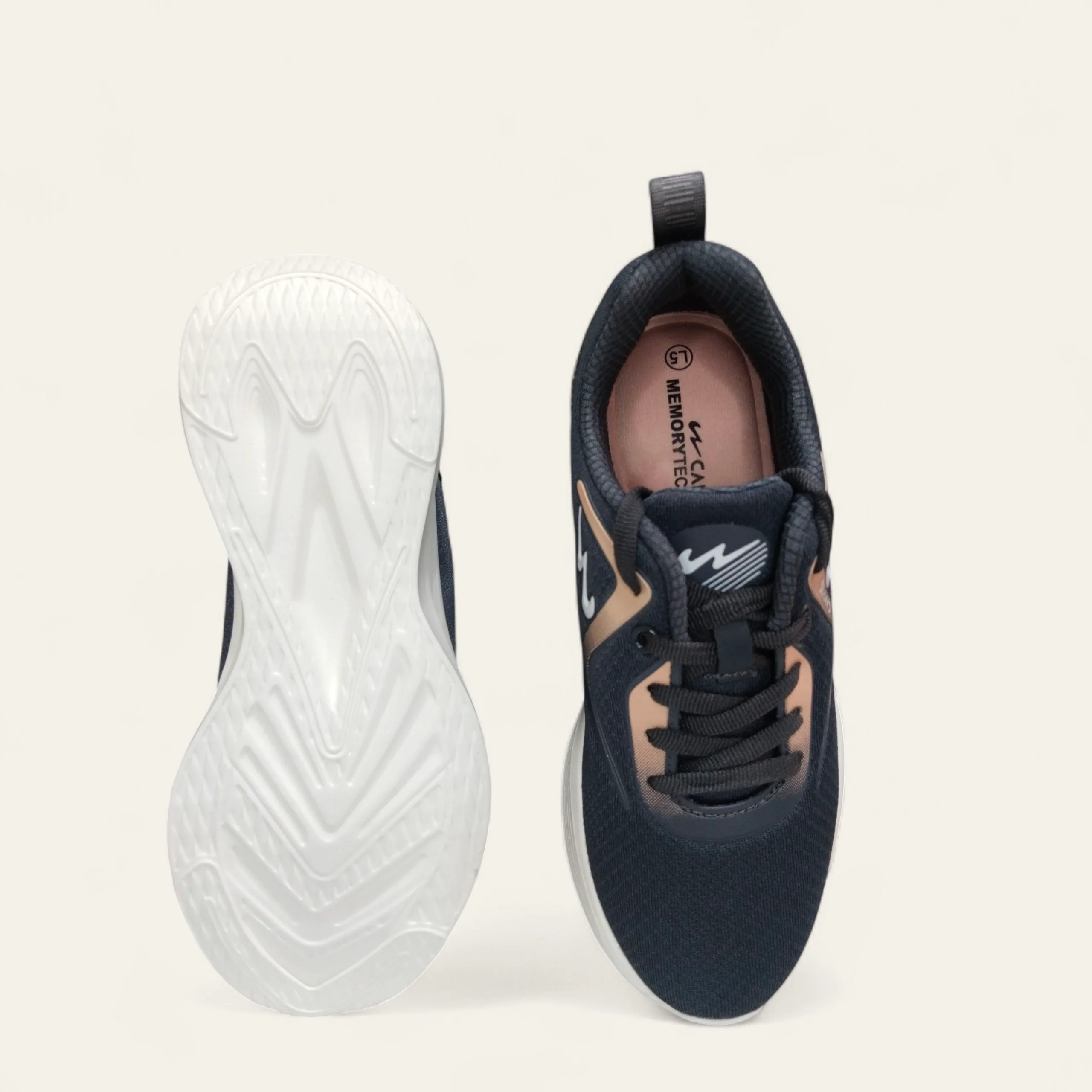 Campus Giles D.Grey/Peach - Women's Running Shoes