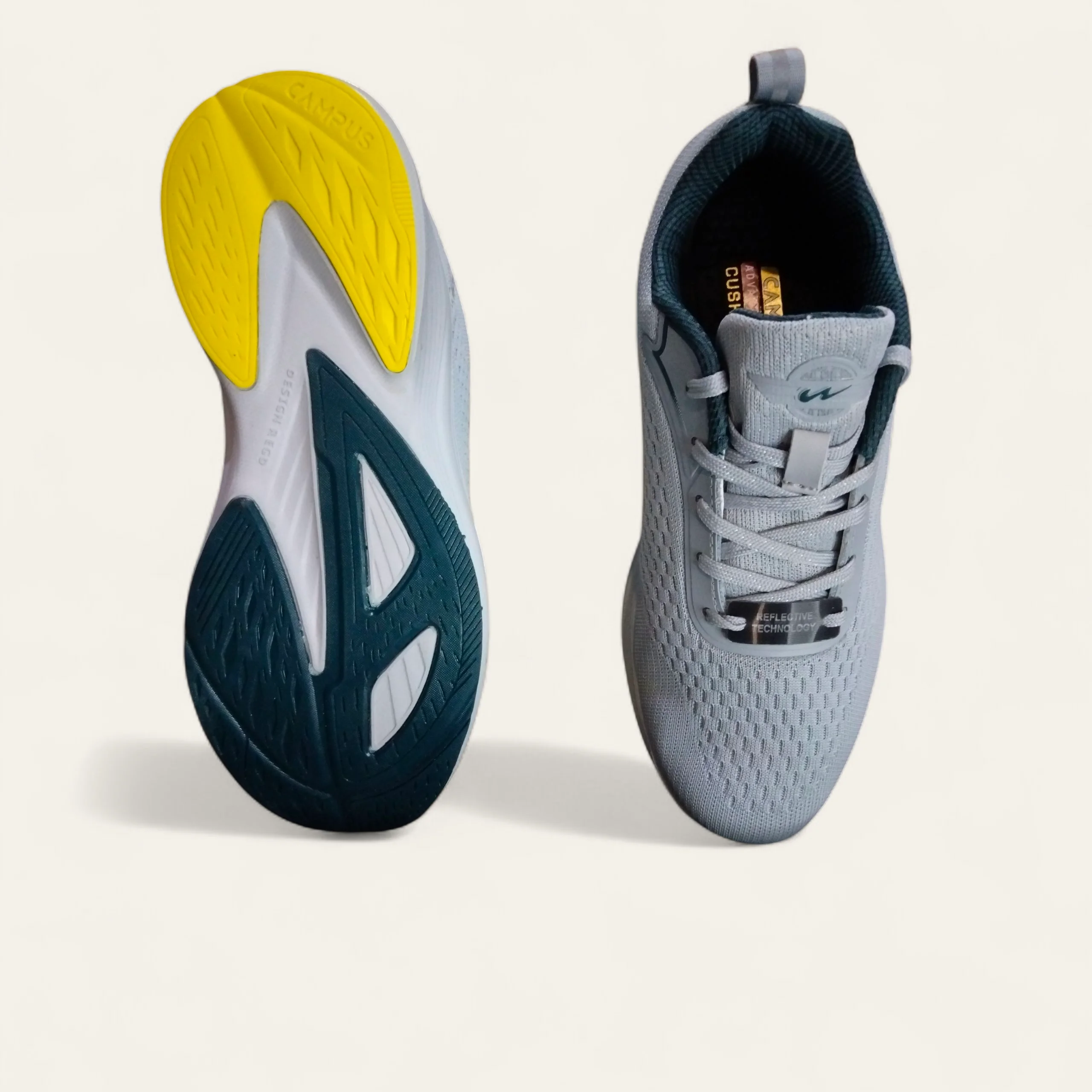 Campus Hasley Adv Grey/D.Teal - Men's Running Shoes Campus Hasley Adv Grey/D.Teal - Men's Running Shoes
