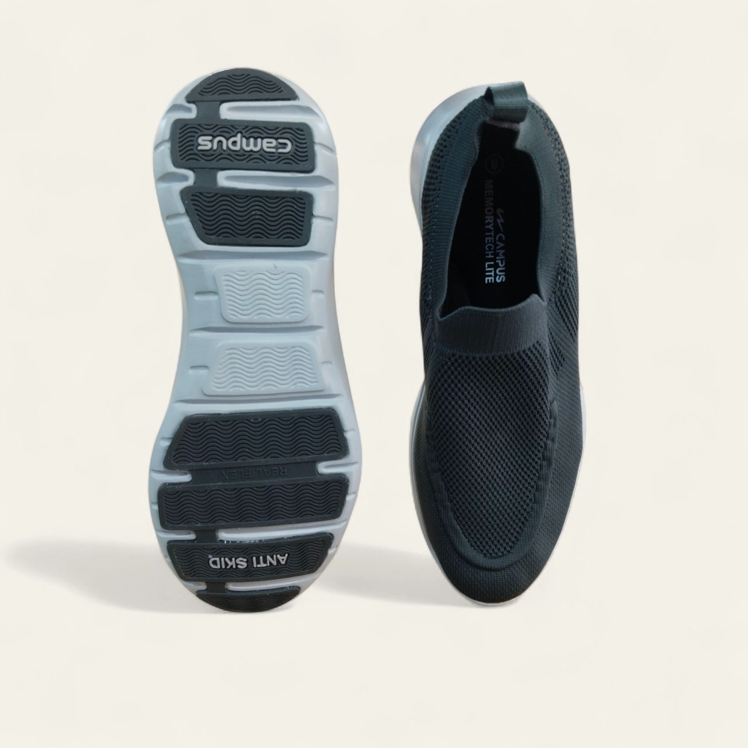 Campus Imagine Grey - Men's Without Lace Shoes