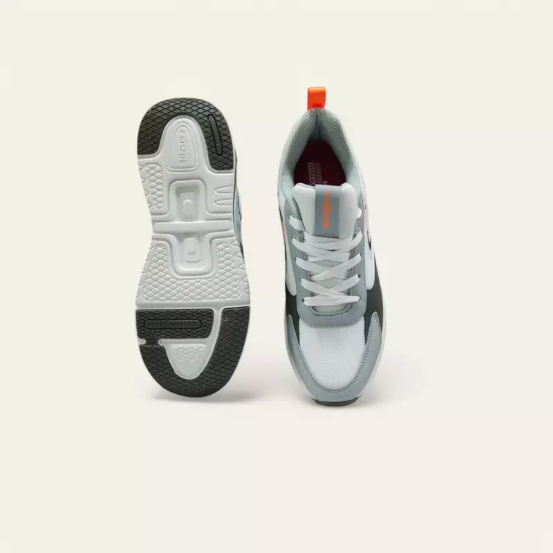 Campus Level White/Grey - Men's Running Shoes Campus Level White/Grey - Men's Running Shoes