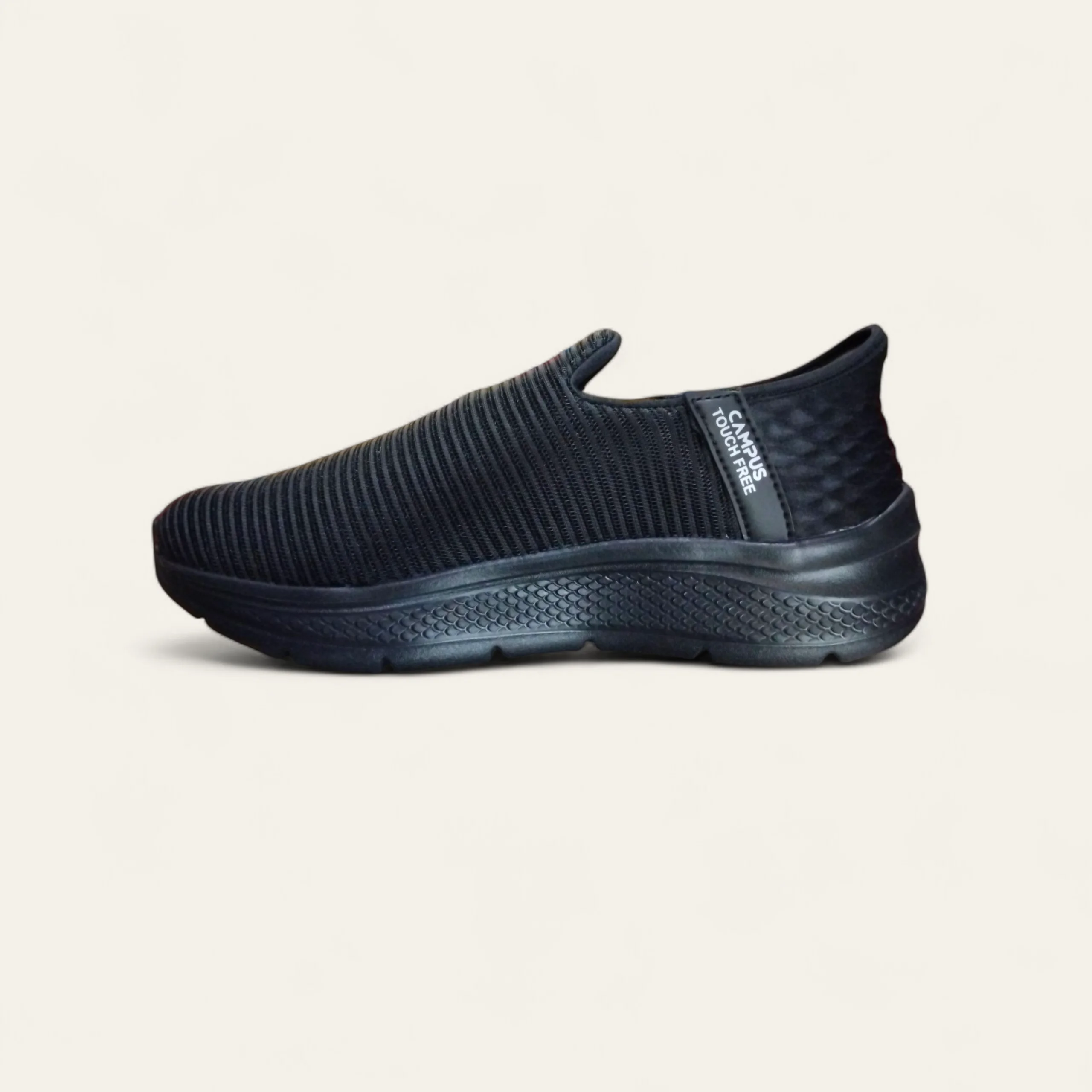 Campus Lit Black - Men's Laceless Touchfree Shoes Campus Lit Black - Men's Laceless Touchfree Shoes