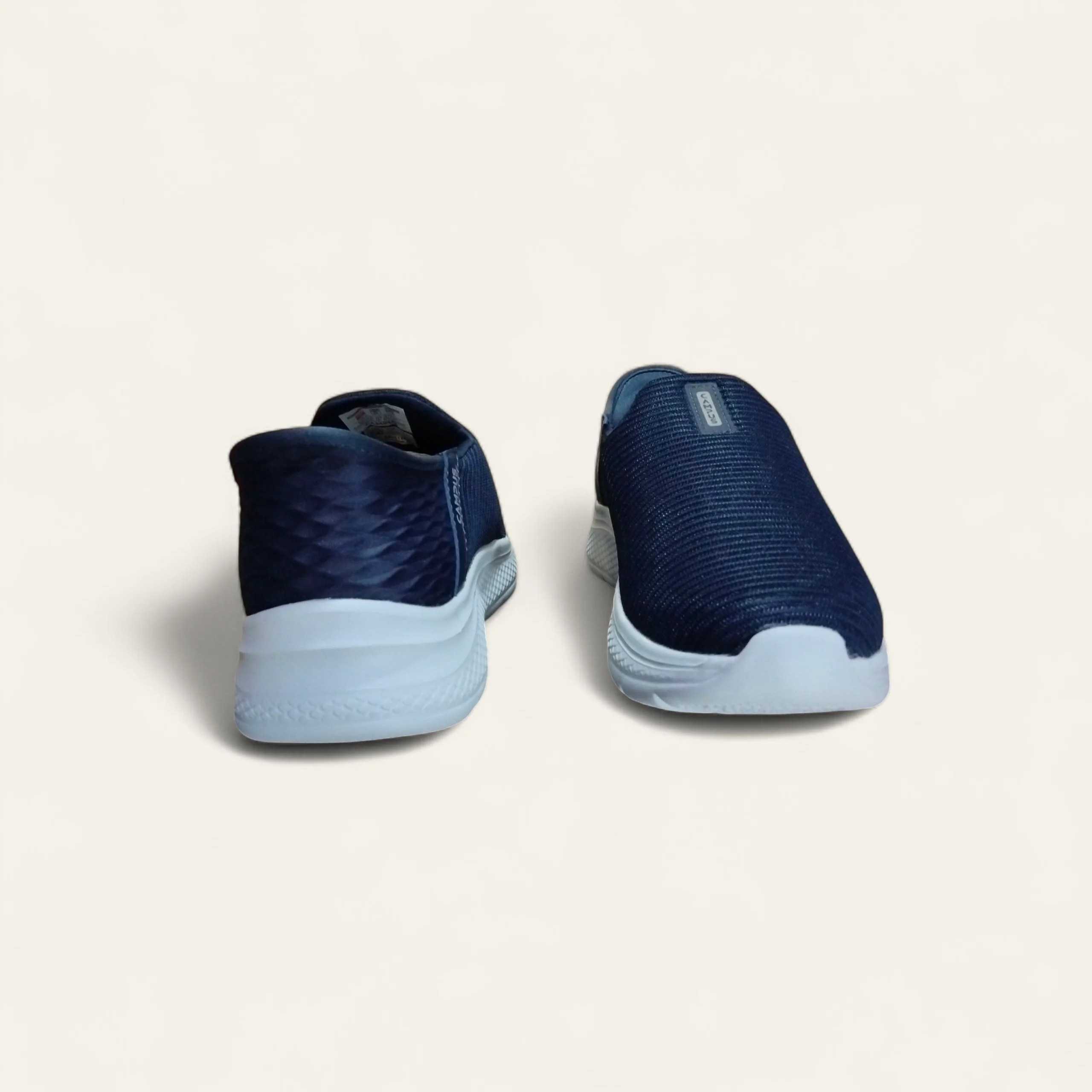 Buy Campus Lit Navy - Men's Without Lace Touchfree Shoes Buy Campus Lit Navy - Men's Without Lace Touchfree Shoes