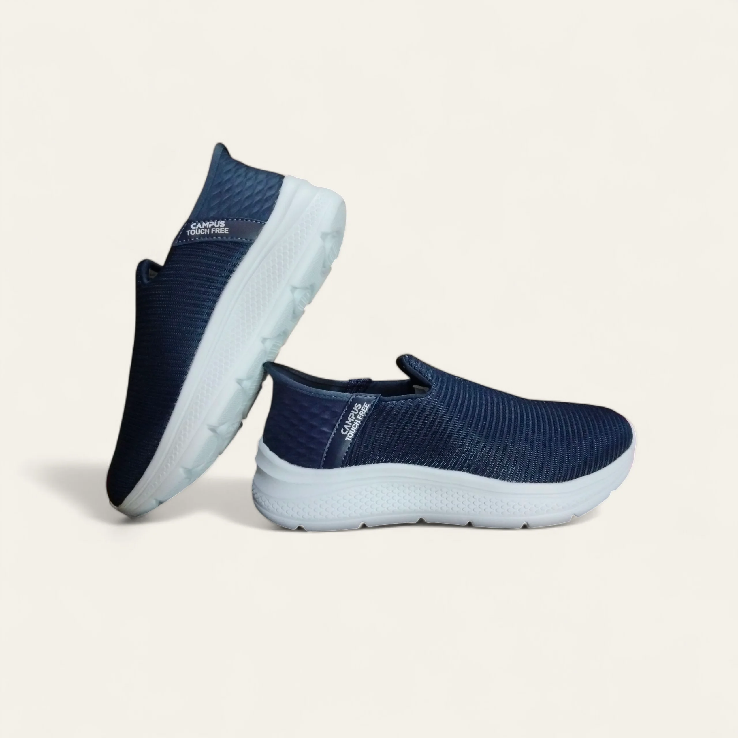 Buy Campus Lit Navy - Men's Without Lace Touchfree Shoes Buy Campus Lit Navy - Men's Without Lace Touchfree Shoes
