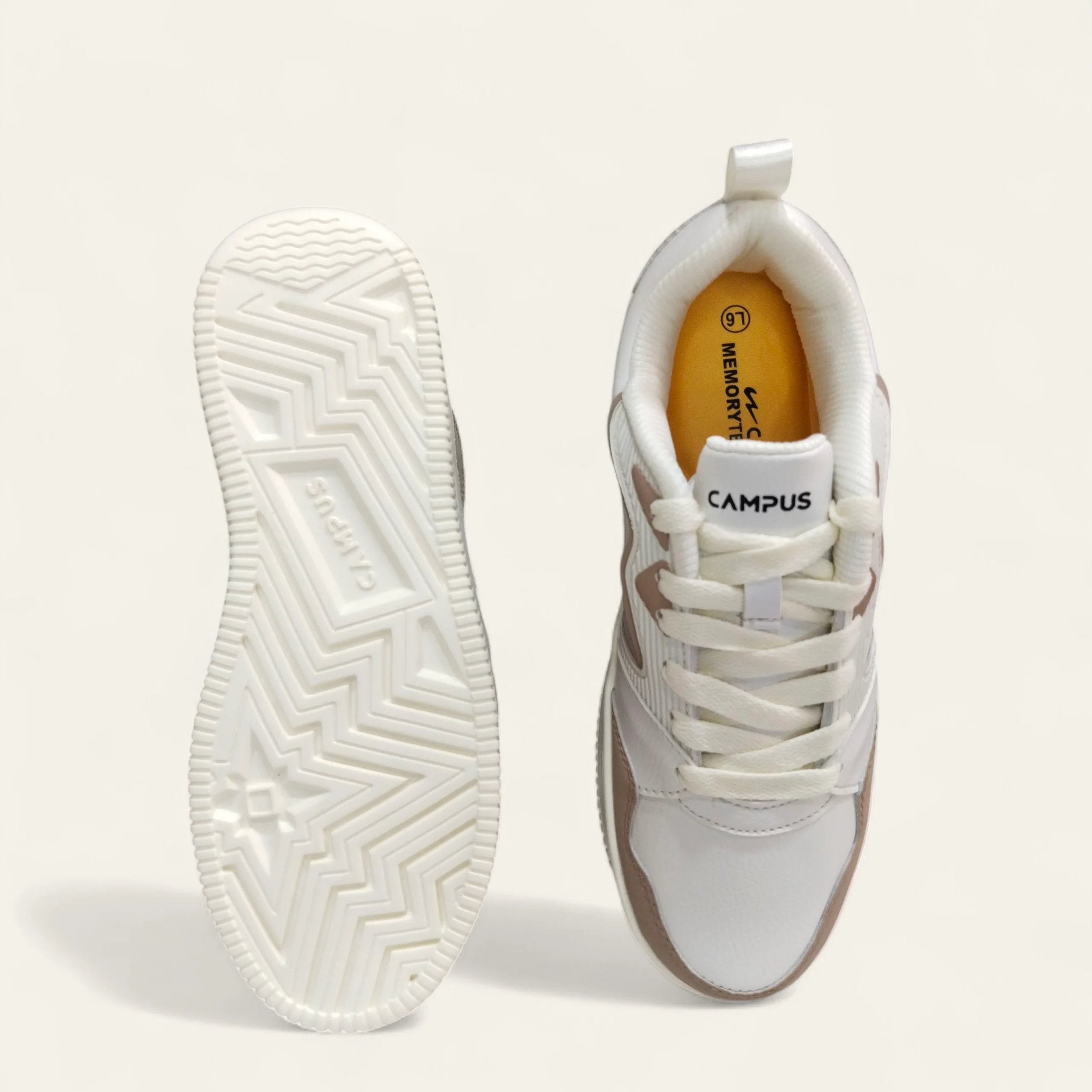 Campus OGL-06 Off White/Beige - Women's Casual Sneakers Campus OGL-06 Off White/Beige - Women's Casual Sneakers
