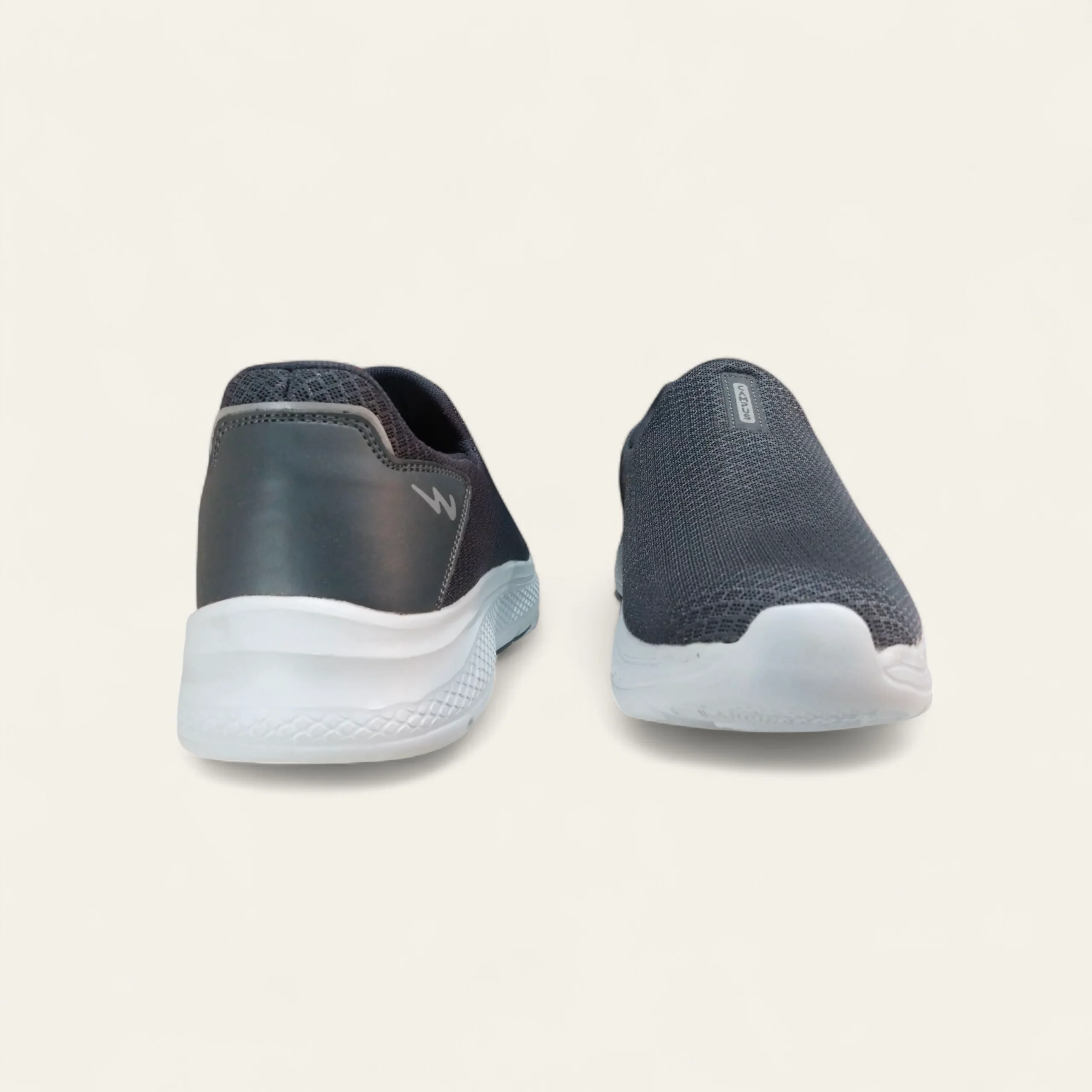 Campus Oxyfit Advance D.Grey/L.Grey - Men's Plus Size Laceless Shoes