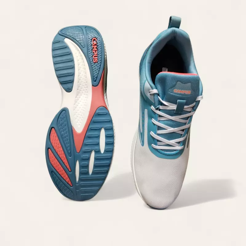 Campus Vesper White/Milky Blue - Men's Running Shoes