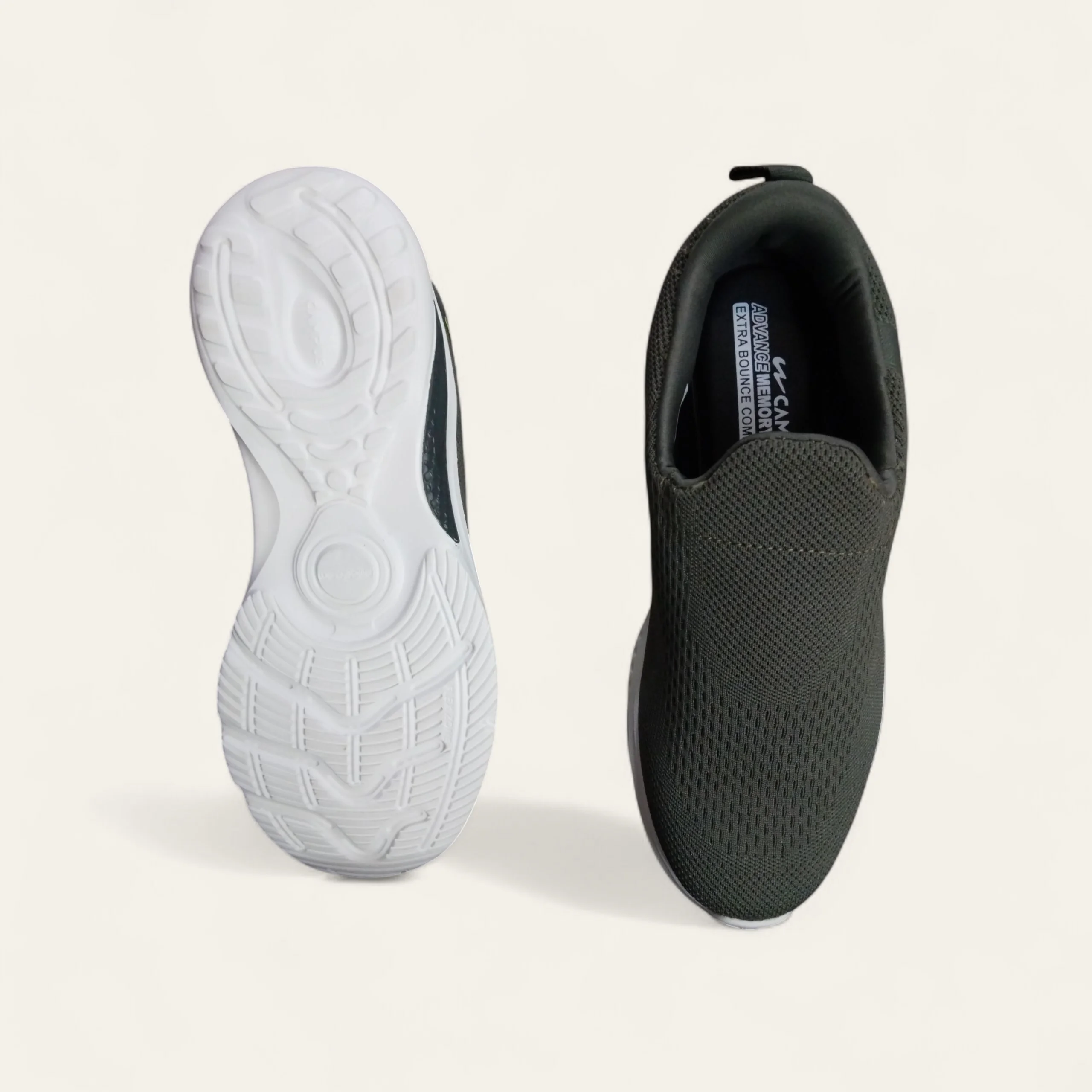 Campus Wikies Green - Men's Without Lace Shoes Campus Wikies Green - Men's Without Lace Shoes