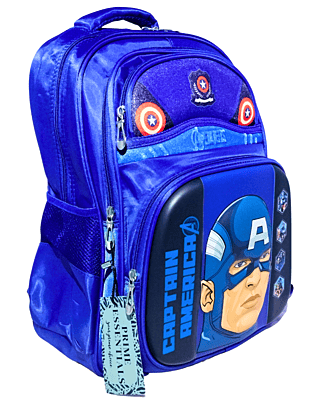 3D marvel print Hard Shell Kids Backpack Cartoon Cute Large Capacity School Bag waterproof