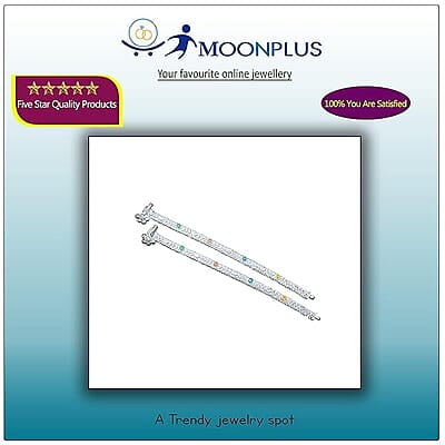Sterling silver Enamel Design ghungross anklet for women