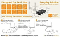 UPS Router Classic WiFi Router Up to 4 Hour Power Backup UPS UPS Router Classic WiFi Router Up to 4 Hour Power Backup UPS