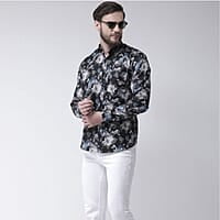 Floral Printed Casual Shirt Floral Printed Casual Shirt