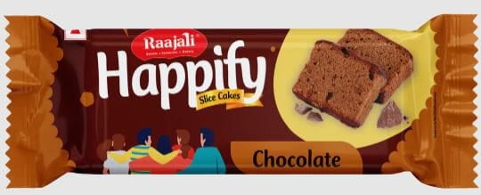 Raajali - HAPPIFY SLICED CHOCOLATE CAKE (50G PER PACK) Raajali - HAPPIFY SLICED CHOCOLATE CAKE (50G PER PACK)