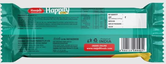 Raajali - HAPPIFY SLICED CHOCOLATE CAKE (50G PER PACK) Raajali - HAPPIFY SLICED CHOCOLATE CAKE (50G PER PACK)