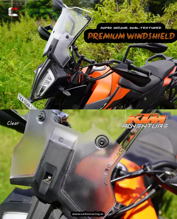 Carbon Racing V2 Touring Windshield (Full Set) for 390 Adventure