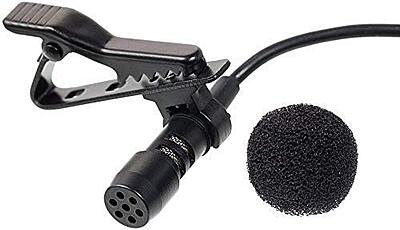 Clip-On Lapel Collar Mic – Dynamic 3.5mm Microphone for Clear Voice Recording – Ideal for YouTube, Interviews and Vlogging –Universal Compatibility with Smartphones, PCs, & Laptops