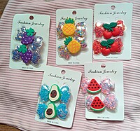Glitter Shaker Stylist Fancy Oversize Easter Pastel Confetti Bow Pins Hair Pin(Shaker Bow Clips), Shaker Bow Clips,Multicolor Glitter Shaker Stylist Fancy Oversize Easter Pastel Confetti Bow Pins Hair Pin(Shaker Bow Clips), Shaker Bow Clips,Multicolor