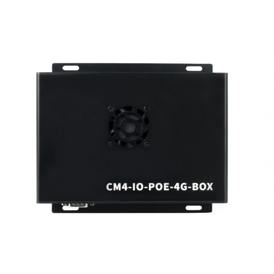 Industrial IoT Mini-Computer Based on Raspberry Pi Compute Module 4 (NOT Included), PoE, Metal Case, Cooling Fan, With SIM7600G-H-M.2 4G Module Industrial IoT Mini-Computer Based on Raspberry Pi Compute Module 4 (NOT Included), PoE, Metal Case, Cooling Fan, With SIM7600G-H-M.2 4G Module