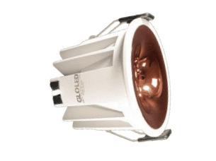 LED AG Cob Down Light - 18w Prime (NW) White Body with Copper reflector