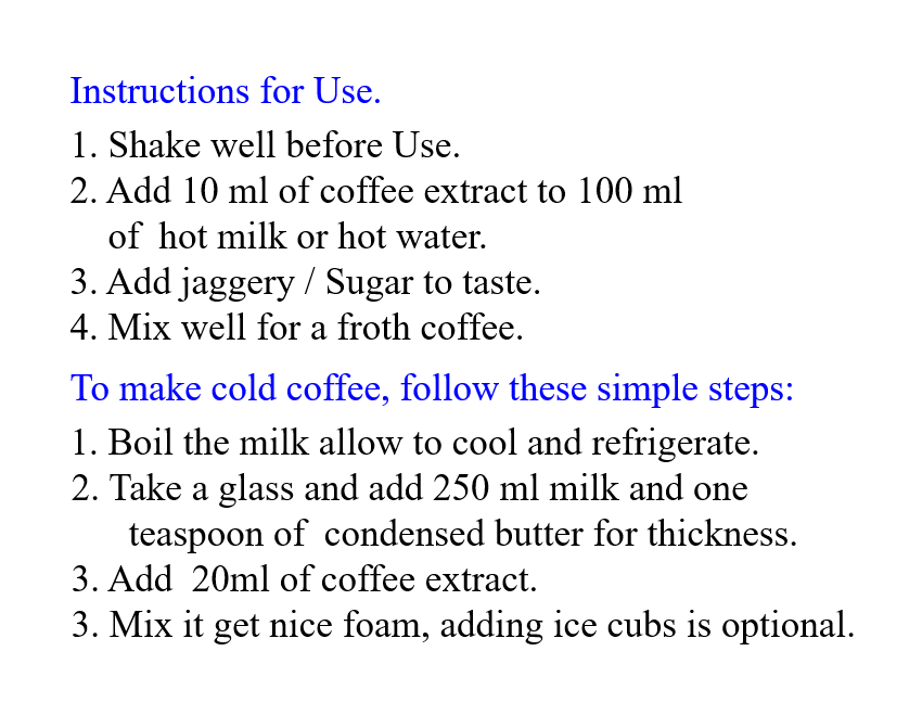 Blueberry Filter Coffee