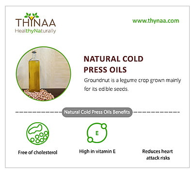 Cold-Press Groundnut Oil (Kachchi Ghani Mungfali Tel)-1L Cold-Press Groundnut Oil (Kachchi Ghani Mungfali Tel)-1L