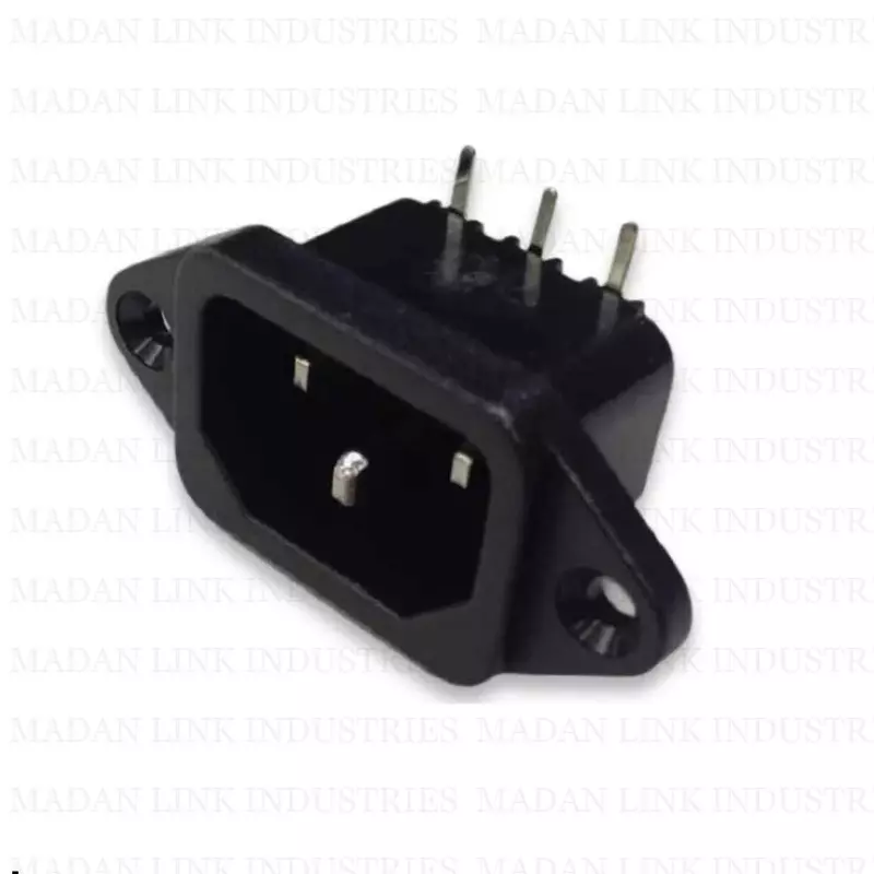 PCB-Mounted SMPS Socket with Right Angle Screw Pins for Embedded Systems PCB-Mounted SMPS Socket with Right Angle Screw Pins for Embedded Systems