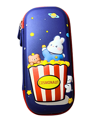 New EVA Pencil Cases 3D Large Capacity Double-Layer Portable Cartoon Kids Students Stationery Bags