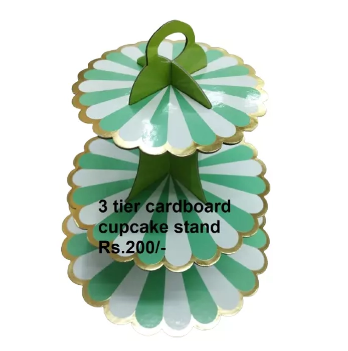Cupcake tier stand cardboard Cupcake tier stand cardboard